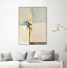 Light Fast III by Sarah Stockstill on GIANT ART - blue abstract