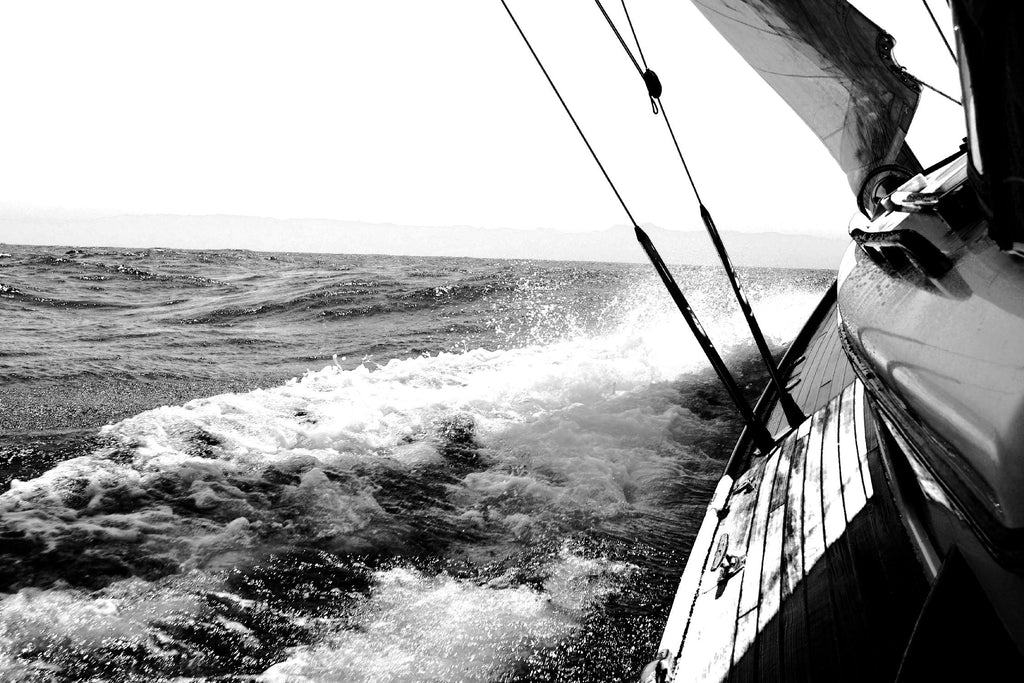 Sailing Mist by Kyle on GIANT ART - white nautical