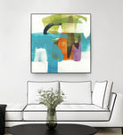 Vibrant Spirit II by Alridge on GIANT ART - greens, blues abstract