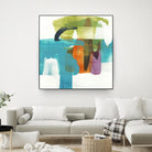 Vibrant Spirit II by Alridge on GIANT ART - greens, blues abstract