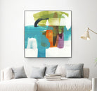 Vibrant Spirit II by Alridge on GIANT ART - greens, blues abstract