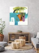 Vibrant Spirit II by Alridge on GIANT ART - greens, blues abstract