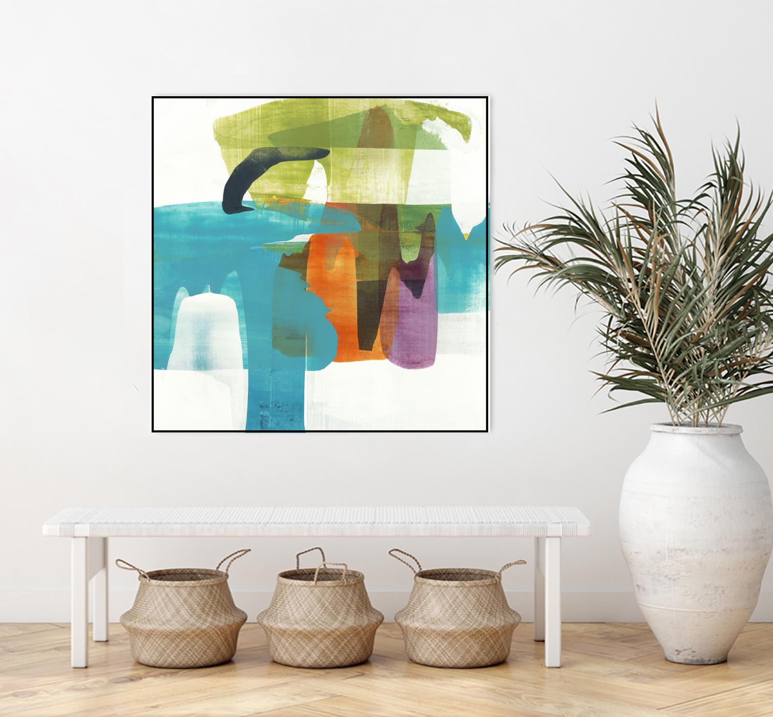 Vibrant Spirit II by Alridge on GIANT ART - greens, blues abstract