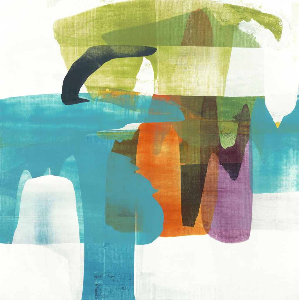 Vibrant Spirit II by Alridge on GIANT ART - greens, blues abstract