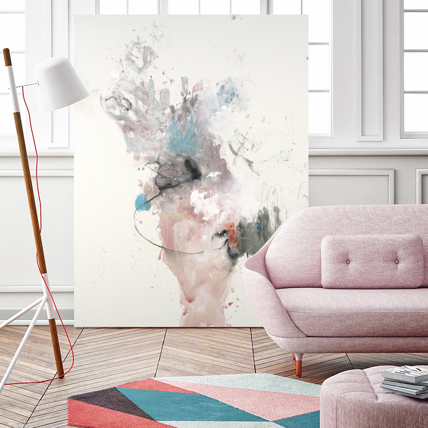 Declaration by L. Baines on GIANT ART - grey abstract