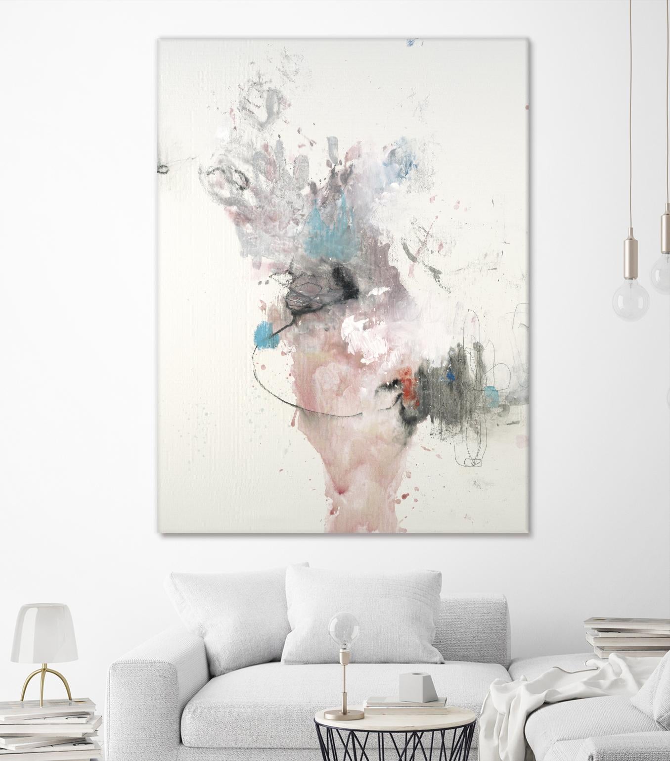 Declaration by L. Baines on GIANT ART - grey abstract