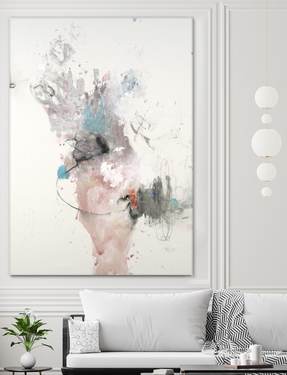 Declaration by L. Baines on GIANT ART - grey abstract