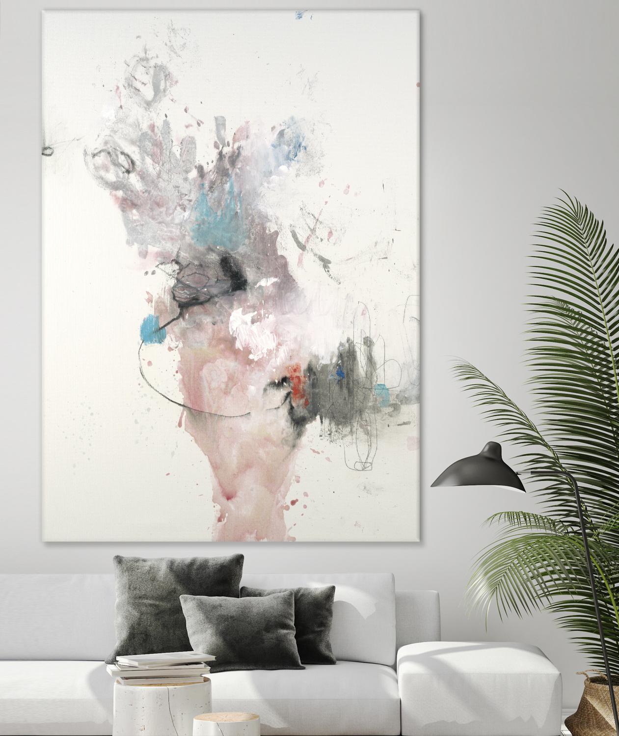 Declaration by L. Baines on GIANT ART - grey abstract