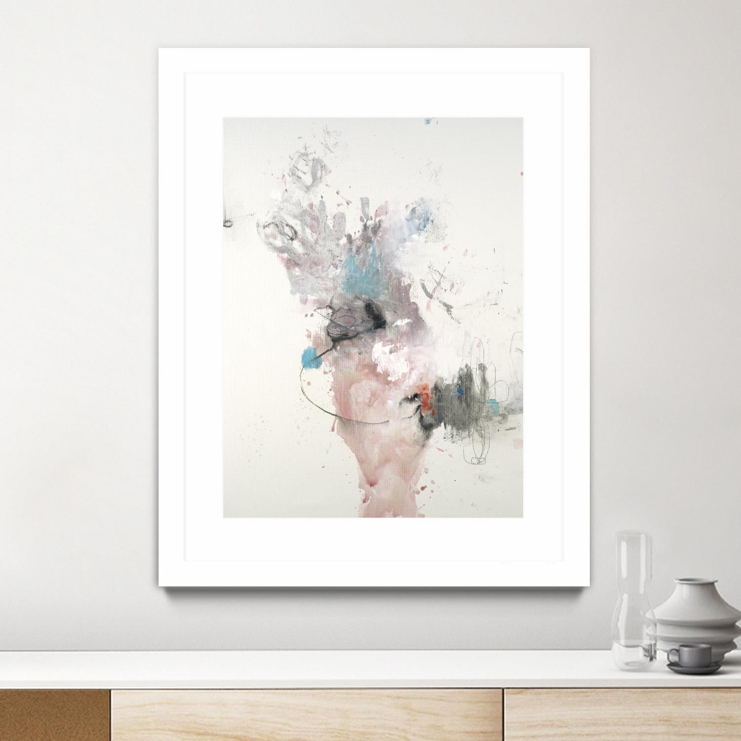 Declaration by L. Baines on GIANT ART - grey abstract