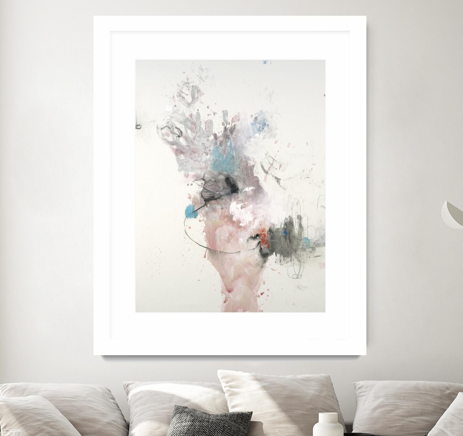 Declaration by L. Baines on GIANT ART - grey abstract