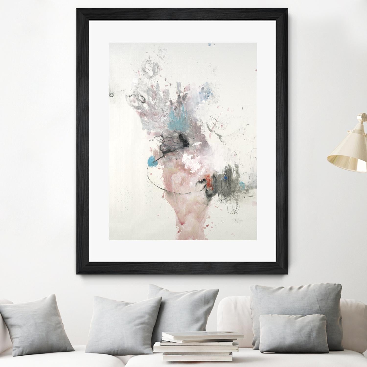 Declaration by L. Baines on GIANT ART - grey abstract