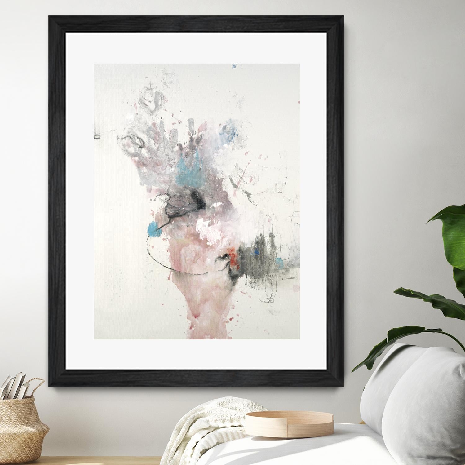 Declaration by L. Baines on GIANT ART - grey abstract