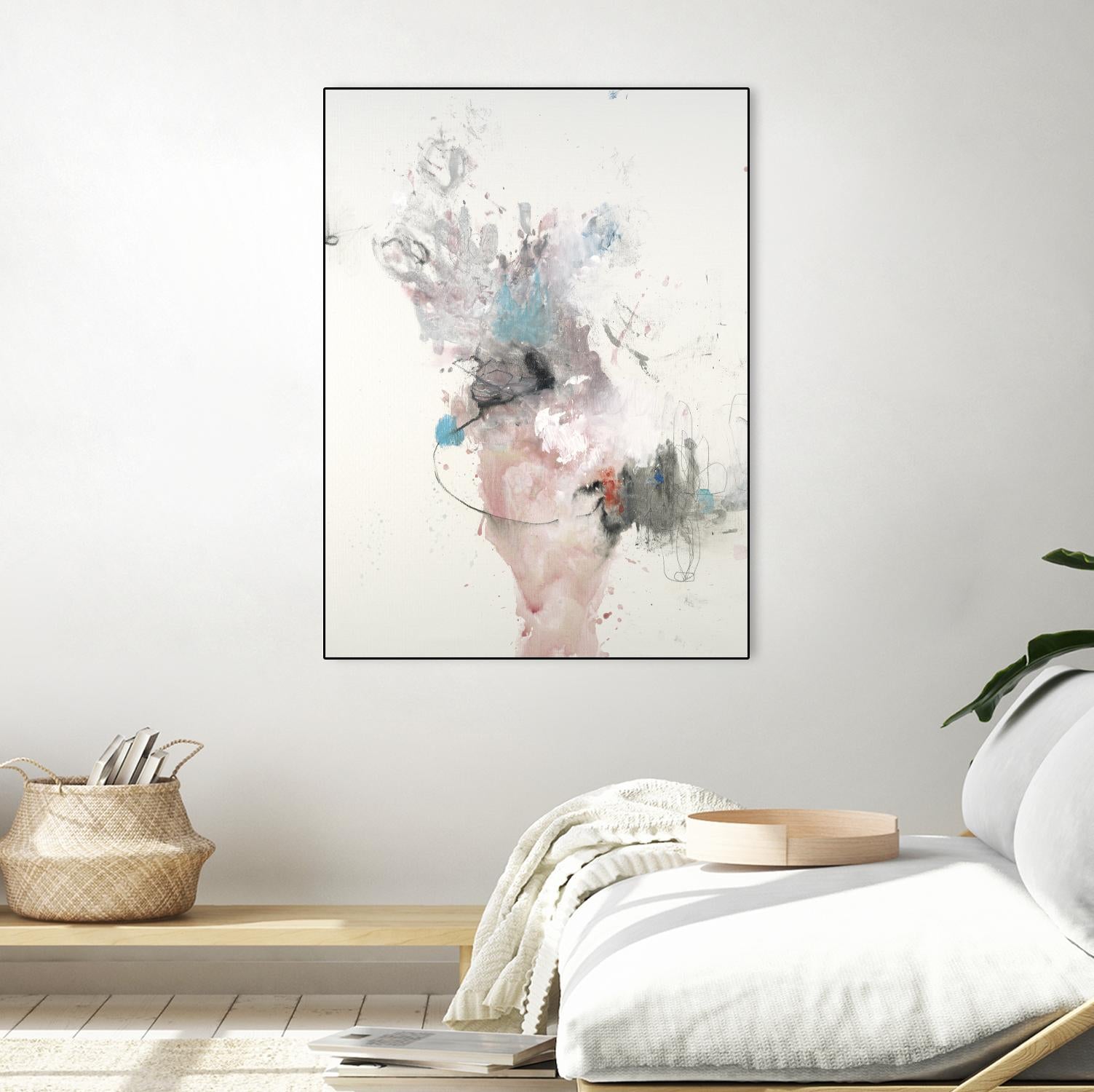 Declaration by L. Baines on GIANT ART - grey abstract