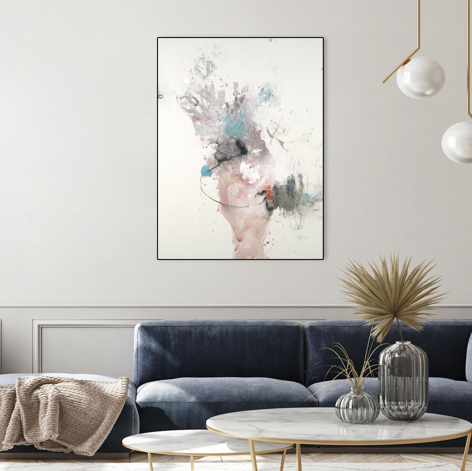 Declaration by L. Baines on GIANT ART - grey abstract