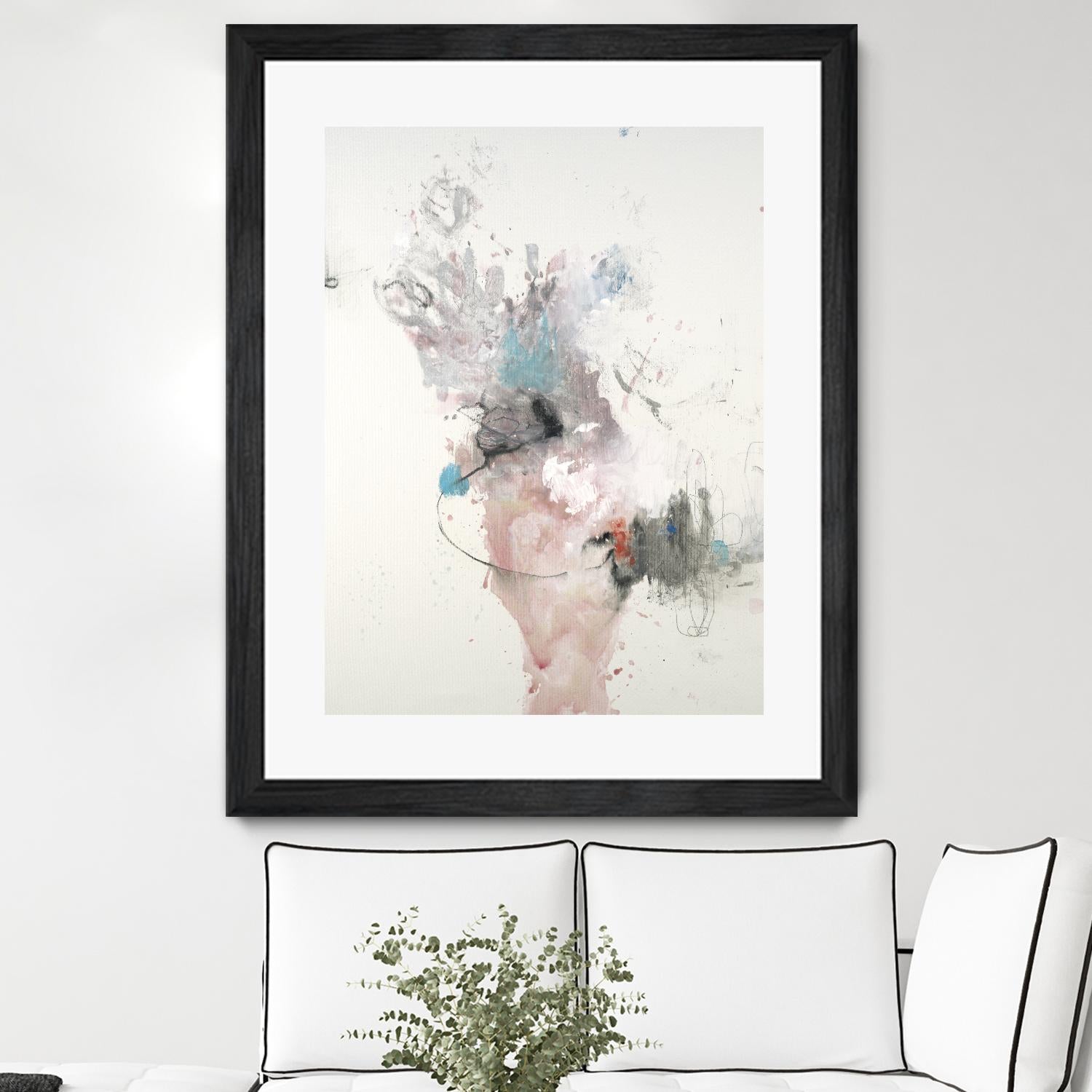 Declaration by L. Baines on GIANT ART - grey abstract