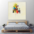 In the Beginning I by L. Baines on GIANT ART - reds, yellows abstract