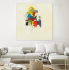 In the Beginning I by L. Baines on GIANT ART - reds, yellows abstract