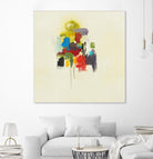 In the Beginning I by L. Baines on GIANT ART - reds, yellows abstract