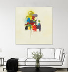 In the Beginning I by L. Baines on GIANT ART - reds, yellows abstract