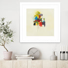 In the Beginning I by L. Baines on GIANT ART - reds, yellows abstract