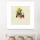 In the Beginning I by L. Baines on GIANT ART - reds, yellows abstract