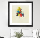 In the Beginning I by L. Baines on GIANT ART - reds, yellows abstract