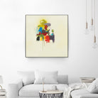 In the Beginning I by L. Baines on GIANT ART - reds, yellows abstract