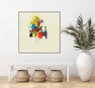 In the Beginning I by L. Baines on GIANT ART - reds, yellows abstract