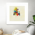 In the Beginning I by L. Baines on GIANT ART - reds, yellows abstract