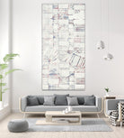 Intersection by John Burrows on GIANT ART - whites & creams geometric shapes