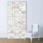 Intersection by John Burrows on GIANT ART - whites & creams geometric shapes