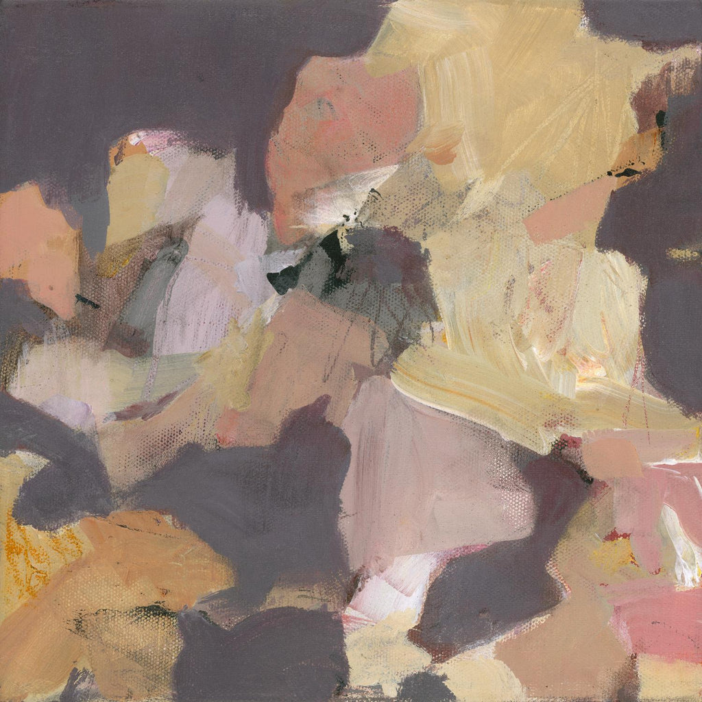 Mauve I de Terri Burris sur GIANT ART - jaune abstrait