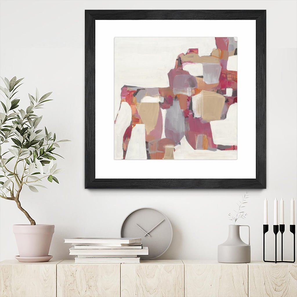 Geranium by Terri Burris on GIANT ART - pinks abstract