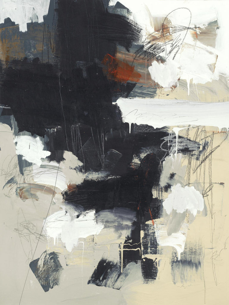 Written Then Forgotten by Brent Foreman on GIANT ART - blacks abstract