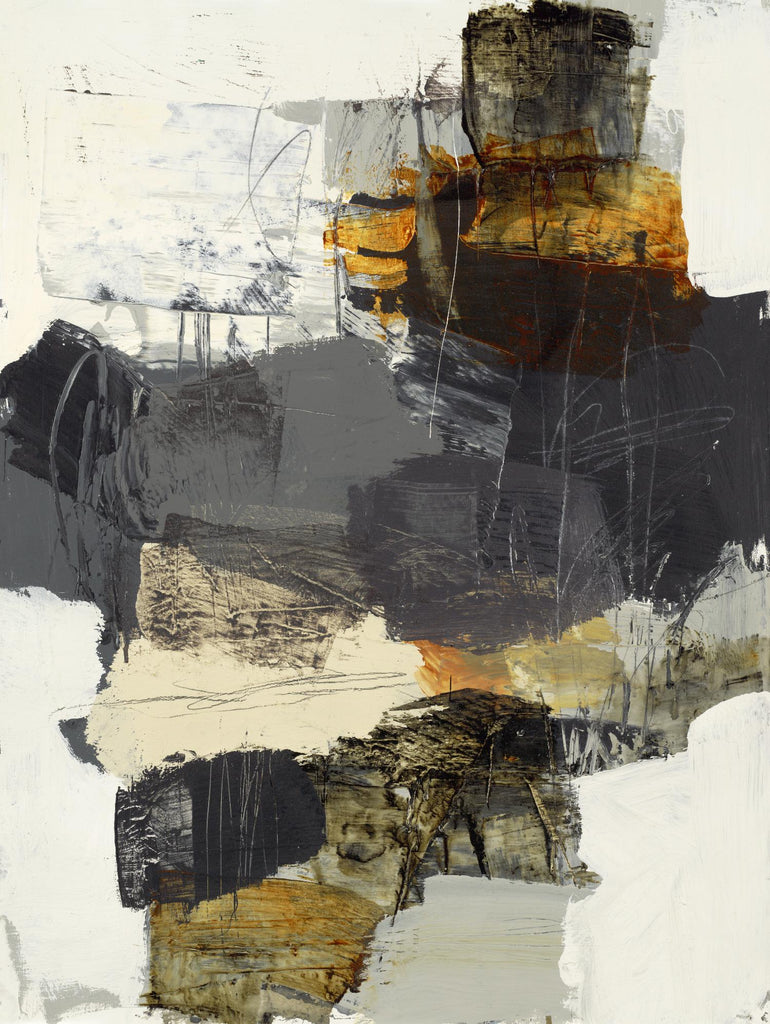 Monochrome Manta IV de Brent Foreman sur GIANT ART - gris abstraits