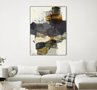 Monochrome Manta IV by Brent Foreman on GIANT ART - grays abstract