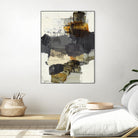 Monochrome Manta IV by Brent Foreman on GIANT ART - grays abstract