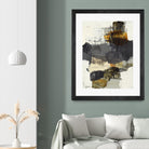 Monochrome Manta IV by Brent Foreman on GIANT ART - grays abstract