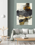 Monochrome Manta IV by Brent Foreman on GIANT ART - grays abstract