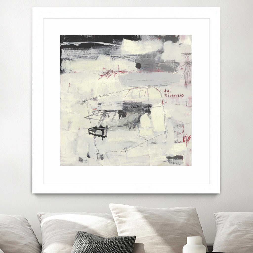 Structures From Silence by Brent Foreman on GIANT ART - whites & creams abstract