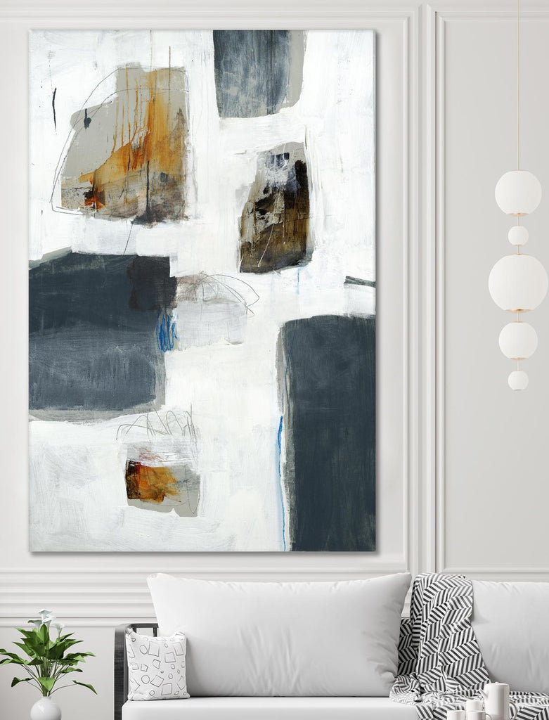 WATCH FROM THE WINDOW I by BRENT FOREMAN on GIANT ART - white abstract abstract