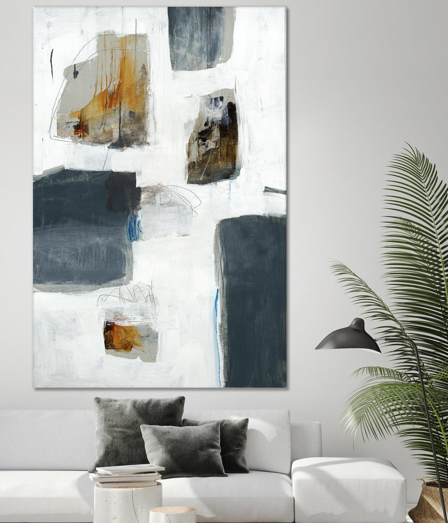 WATCH FROM THE WINDOW I by BRENT FOREMAN on GIANT ART - white abstract abstract