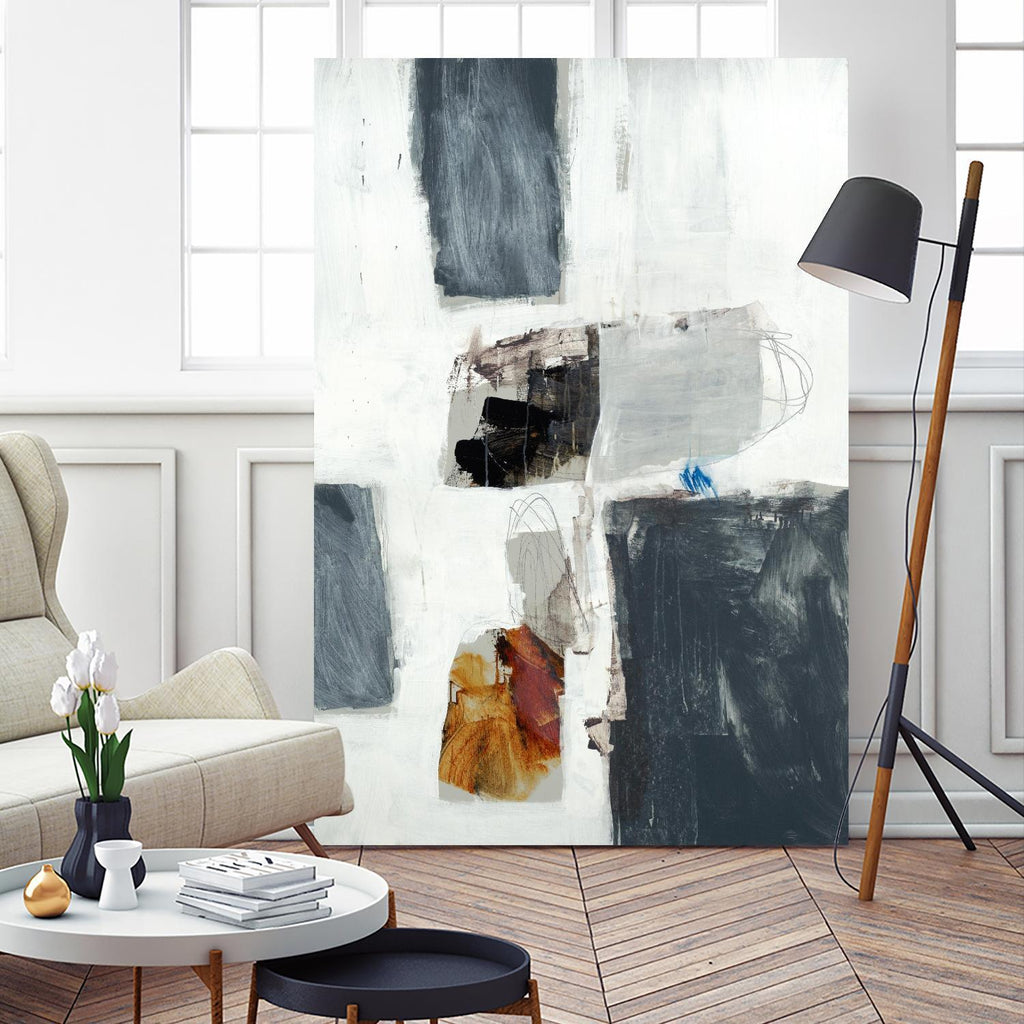 WATCH FROM THE WINDOW II par BRENT FOREMAN sur GIANT ART - abstrait blanc