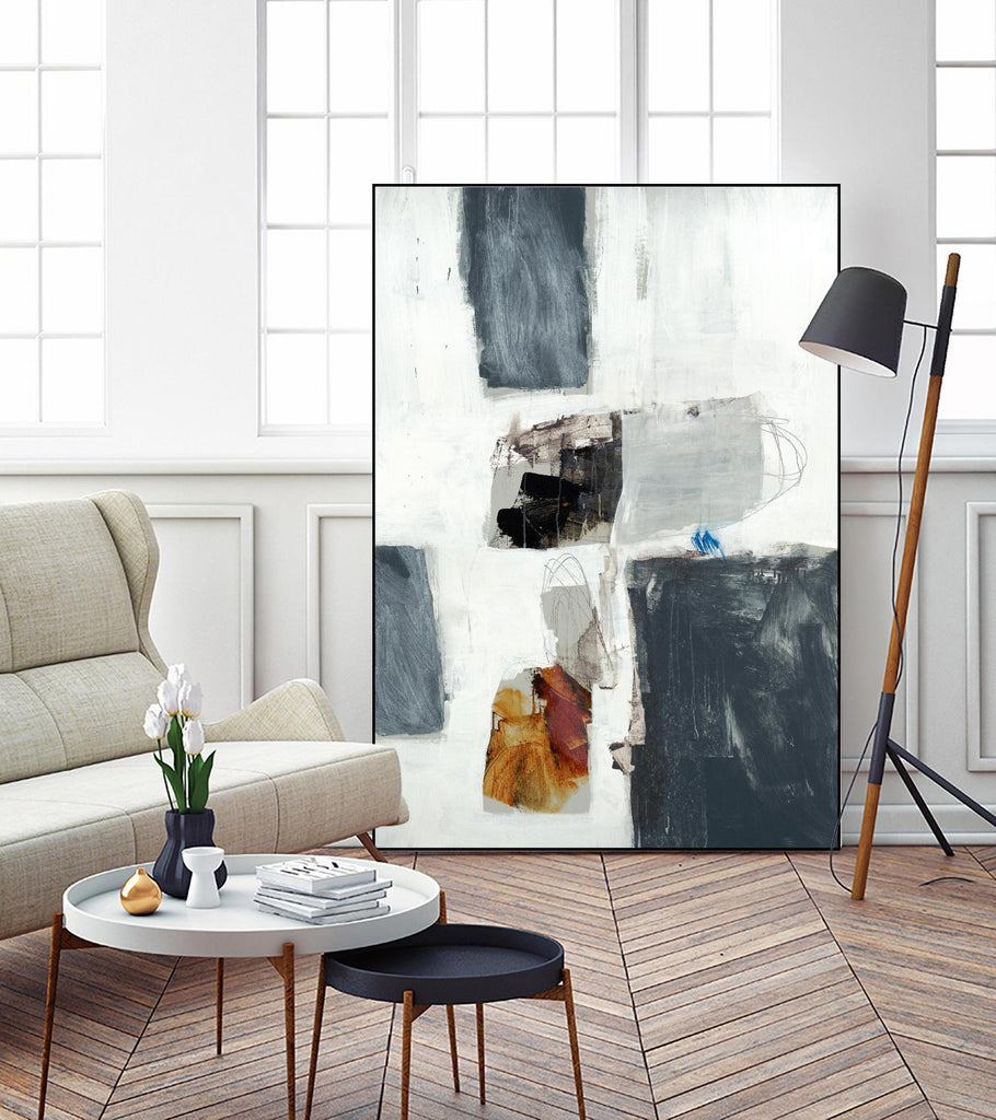 WATCH FROM THE WINDOW II by BRENT FOREMAN on GIANT ART - white abstract abstract