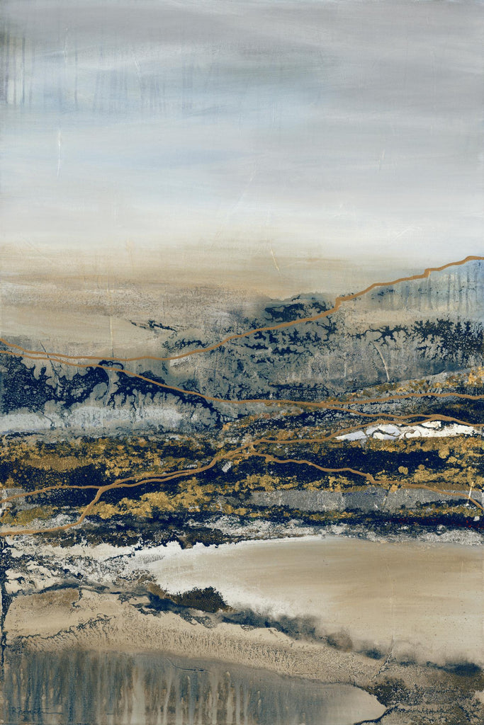 Voyage annuel par Ruth Fromstein sur GIANT ART - bruns paysages abstraits