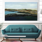 Independent Journey by Ruth Fromstein on GIANT ART - greens abstracted landscapes