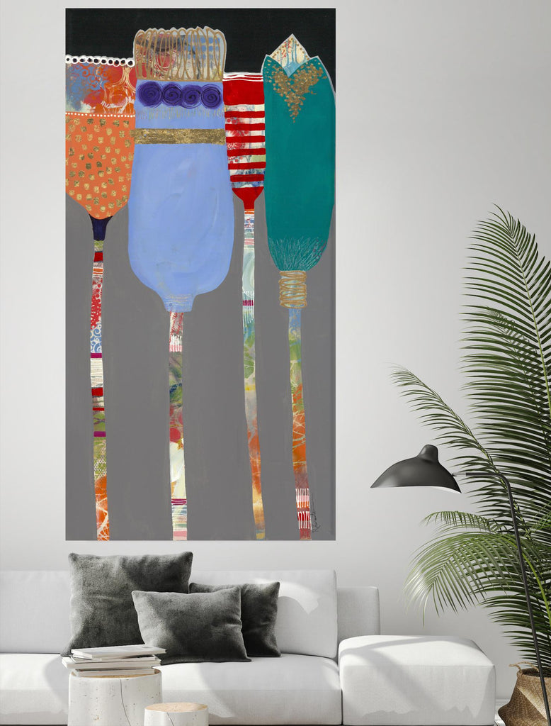 Tall Tulips by Ruth Fromstein on GIANT ART - abstracted florals