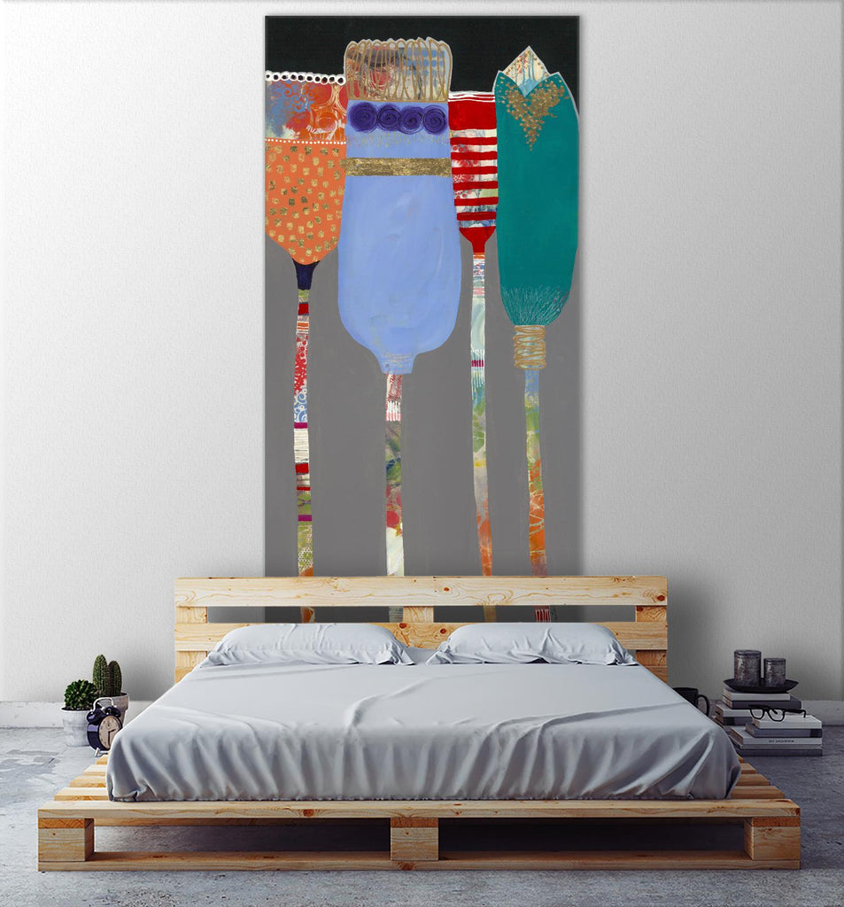 Tall Tulips by Ruth Fromstein on GIANT ART - abstracted florals