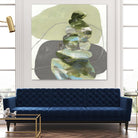 Green Cairns III by Ruth Fromstein on GIANT ART - greens organic shapes