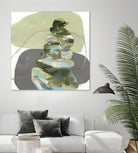 Green Cairns III by Ruth Fromstein on GIANT ART - greens organic shapes